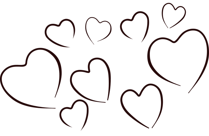 728x473 Valentine ~ Awesome Hearts Picture Ideas Black And White Heart