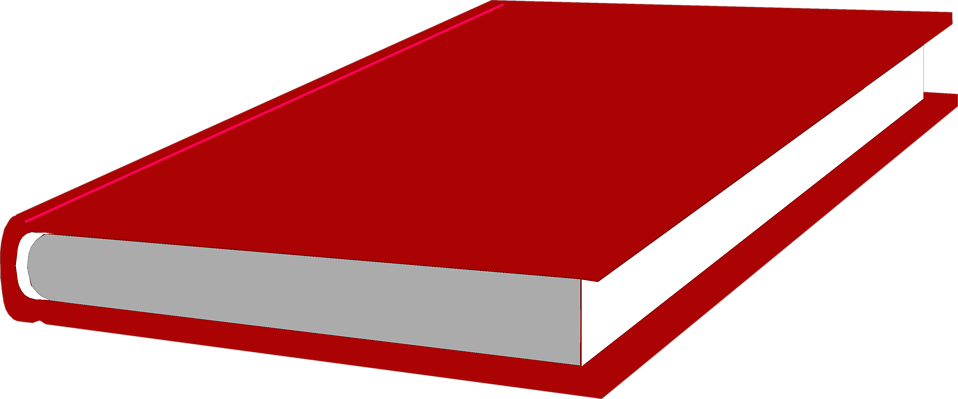 958x399 Book Clipart Red