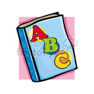 300x300 Royalty Free Abc Book 139336 Vector Clip Art Image