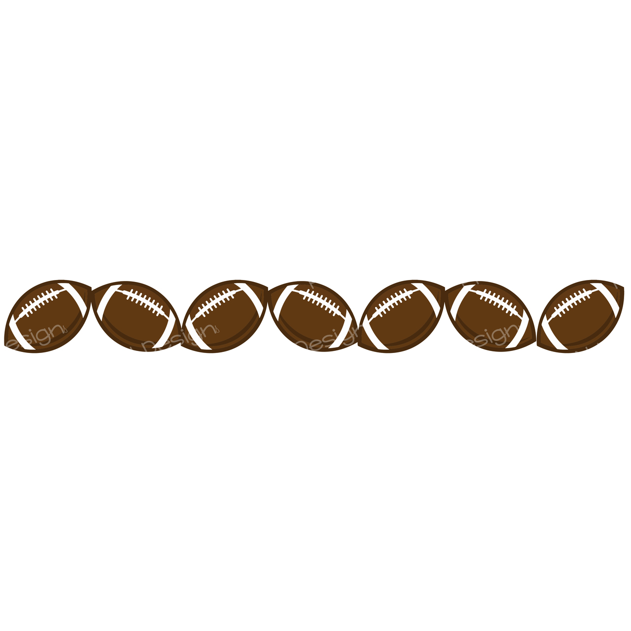 1280x1280 Free Football Clipart Borders