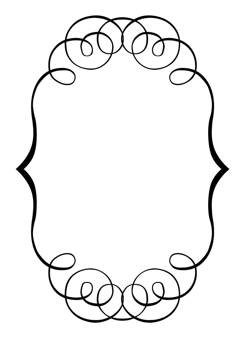 785x1085 Free Wedding Borders Clipart