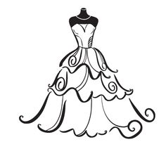 236x212 Dress Clipart Bridal Shower