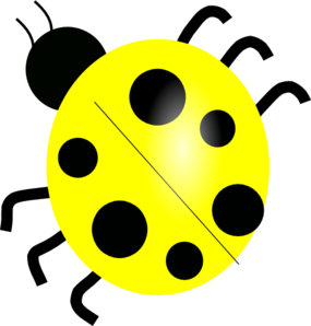 285x298 Bugs Clipart Yellow