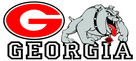 436x197 Georgia Bulldog Clipart