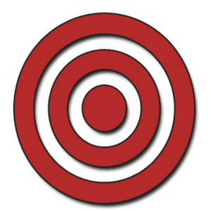 300x300 Clipart Target Bullseye