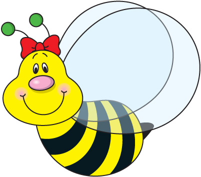 402x354 Clip Art Bees