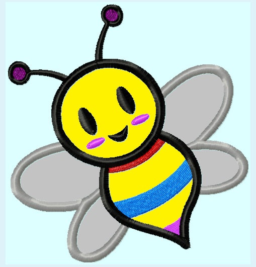 509x531 Free Cute Bee Clipart Image