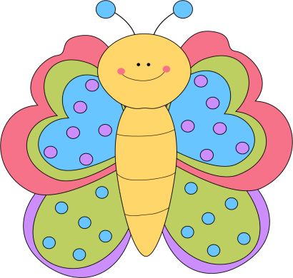 410x390 235 Best Bugs And Butterfies Clip Art Images Clip