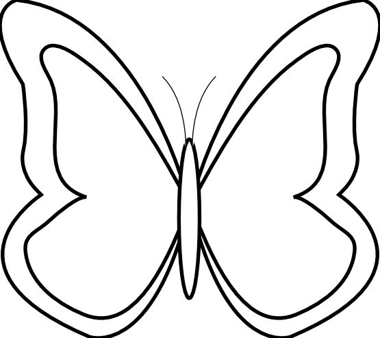 555x493 Free Butterfly Clipart Black And White Butterfly Black And White