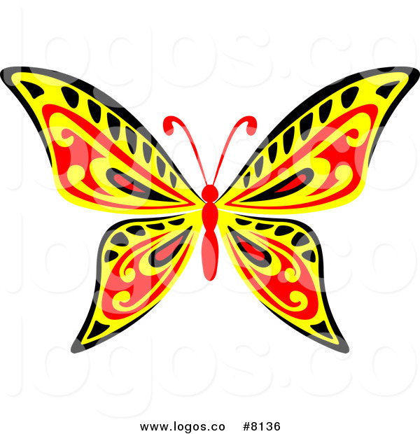 600x620 License Free Clip Art Butterfly Cliparts