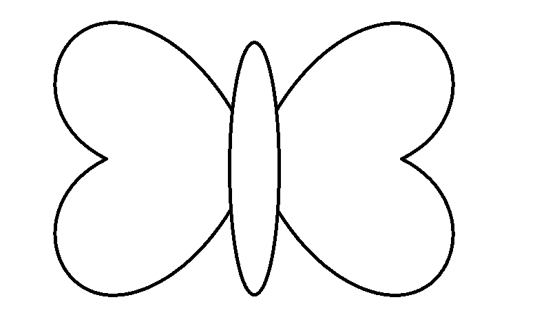 793x483 Butterfly Black And White Simple Butterfly Clipart Black And White