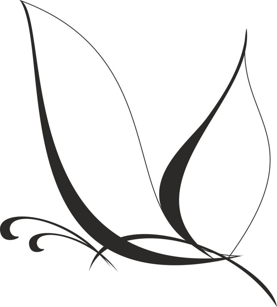 900x997 Black And White Clip Art Free Butterflies Vector Butterfly By