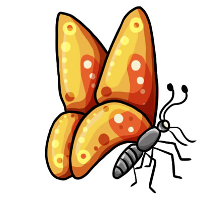 400x400 Free Butterfly Clip Art Drawings Andlorful Images 6