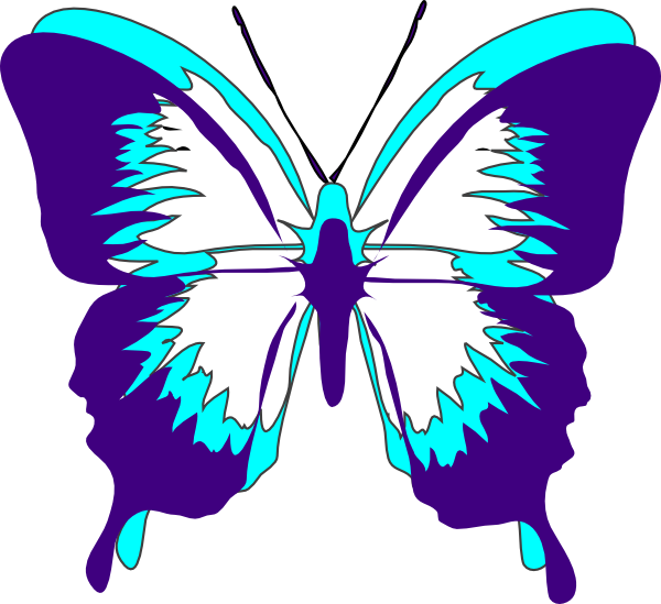 600x549 Butterfly Clip Art