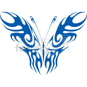 300x300 Royalty Free Butterfly Blue Graphic Wing Design 368337 Vector Clip