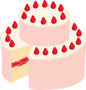 286x300 Strawberry Cake Clipart 101 Clip Art
