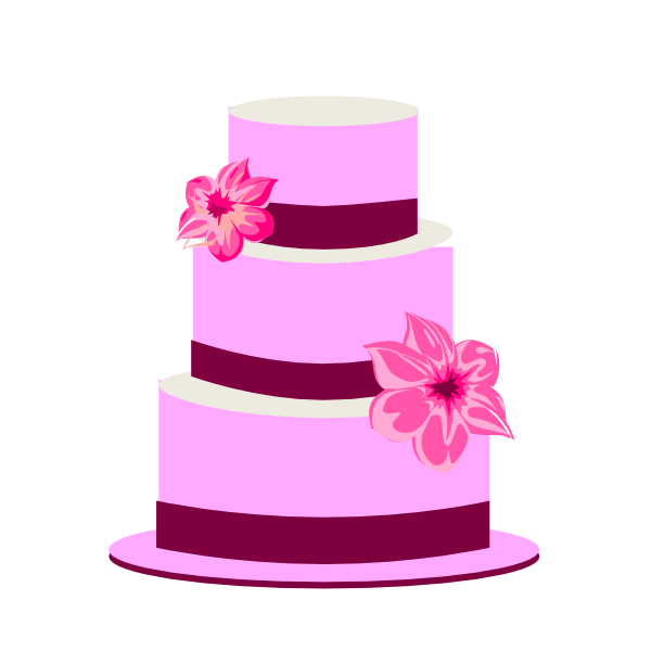600x600 Tiered Cake Clip Art