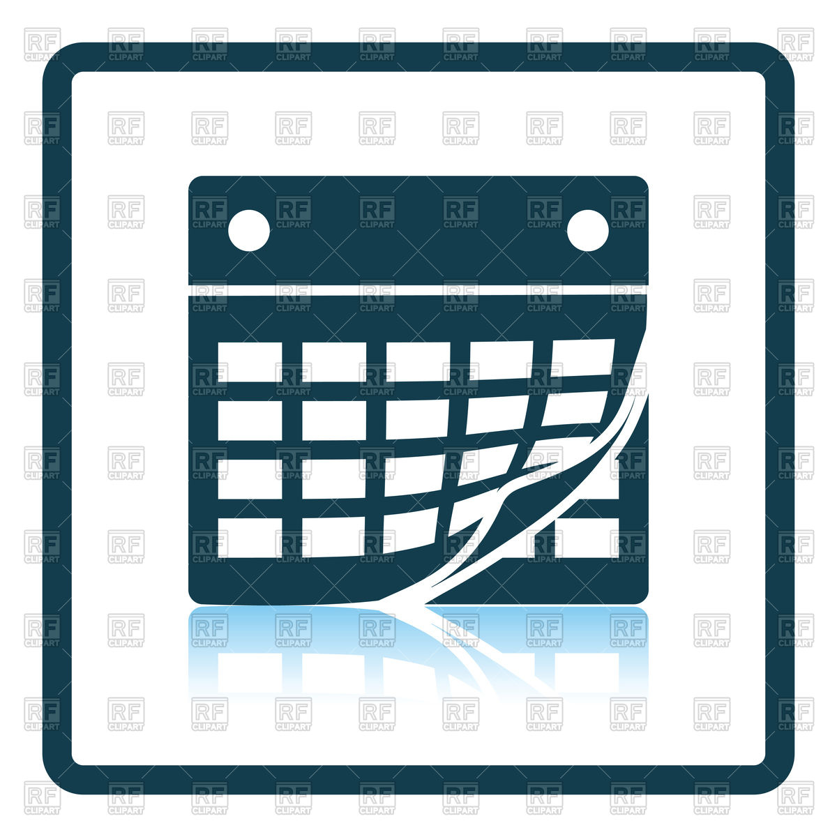 1200x1200 Calendar Icon Royalty Free Vector Clip Art Image