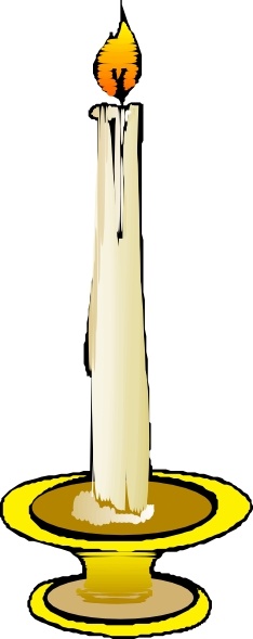 234x589 Candle On Holder Clip Art Free Vector In Open Office Drawing Svg