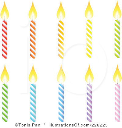 400x420 Birthday Candle Clip Art