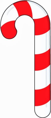 217x502 Candycane Clipart
