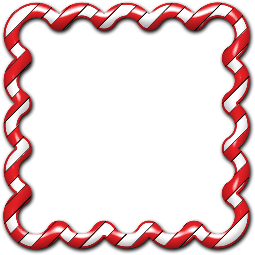 894x894 Candy Cane Border Clip Art Free