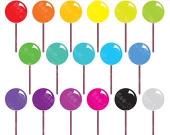 340x270 Lollipop Candyland Clip Art Image