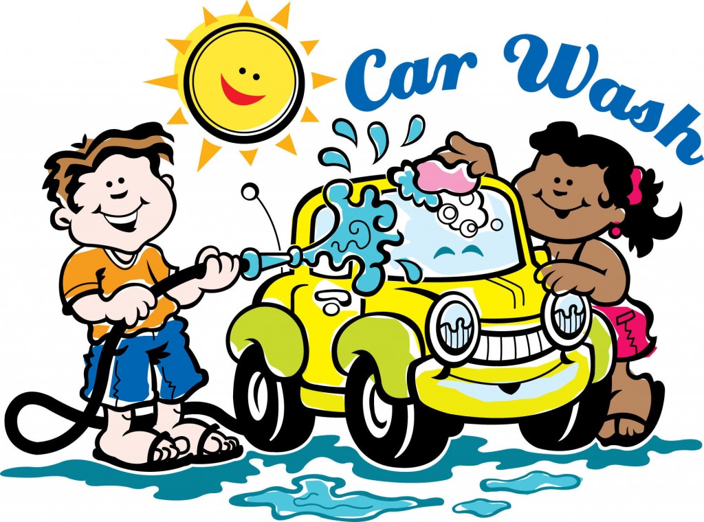 1024x760 Car In Automatic Car Wash Track Clipart