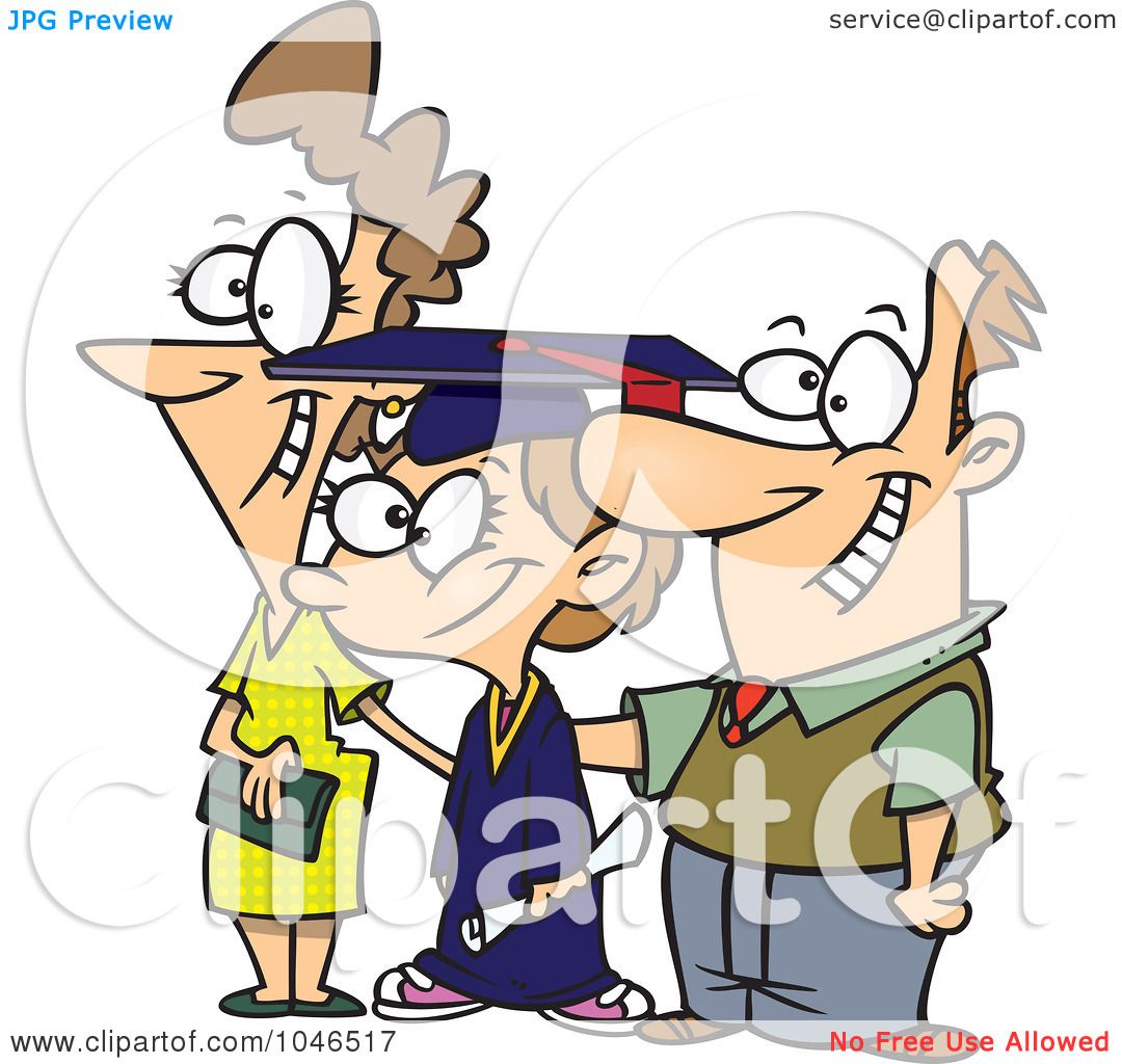 1080x1024 Royalty Free (Rf) Clip Art Illustration Of A Cartoon Proud Mother