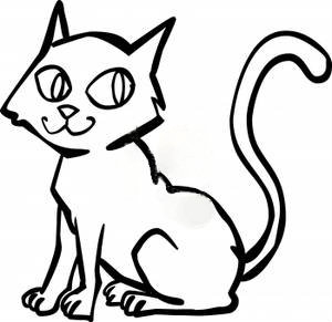 300x291 Cat Black And White Black And White Cat Clip Art Clipart Free