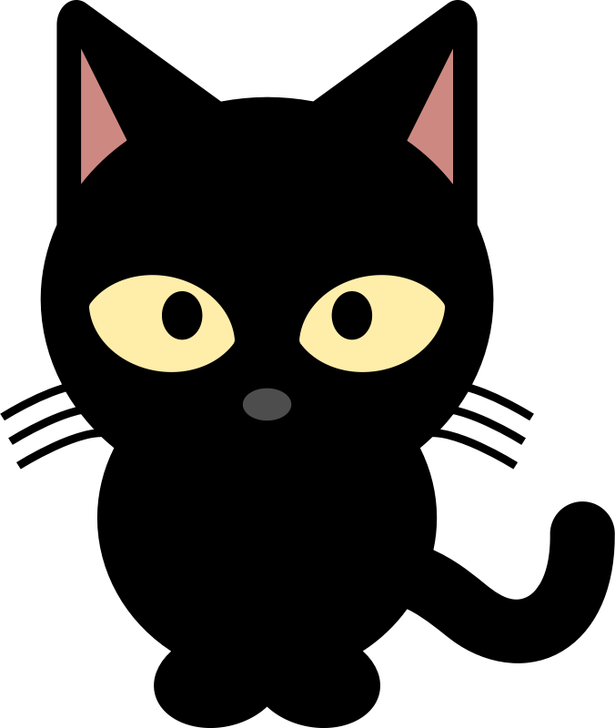 676x800 Clip Art Black Cat Many Interesting Cliparts