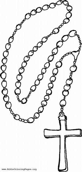 287x600 Free Catholic Clipart Of The Rosary Beads