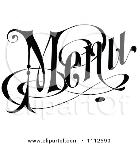 450x470 Retro Clipart Menu