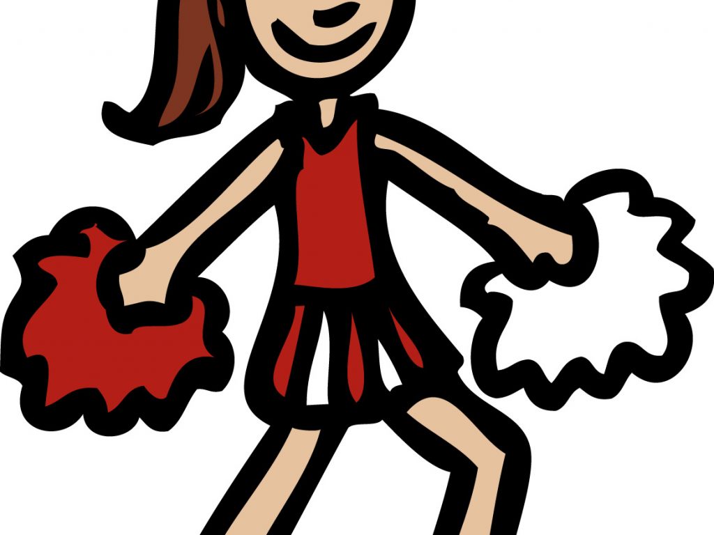 1024x768 Smartness Inspiration Cheerleader Clipart Free Cheer Image 12808