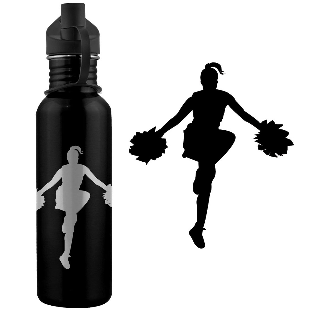 1050x1050 Cheer Silhouette Clipart
