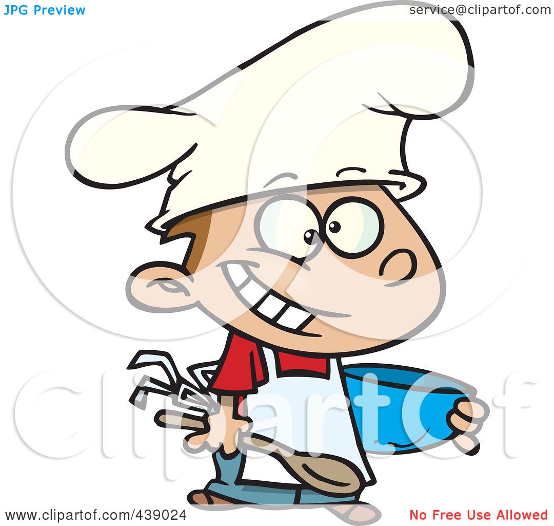 1080x1024 Royalty Free (Rf) Clip Art Illustration Of A Cartoon Happy Chef