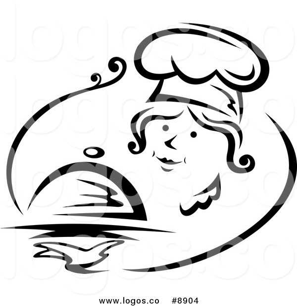 600x620 Royalty Free Clip Art Vector Logo Of A Black And White Happy