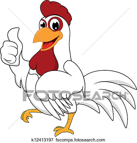450x468 Clipart Of Chicken With Egg K12413172