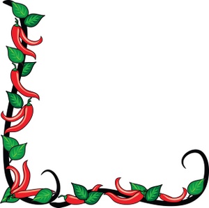 300x298 Free Clip Art Borders Chili Peppers Dromgfo Top 2 Image