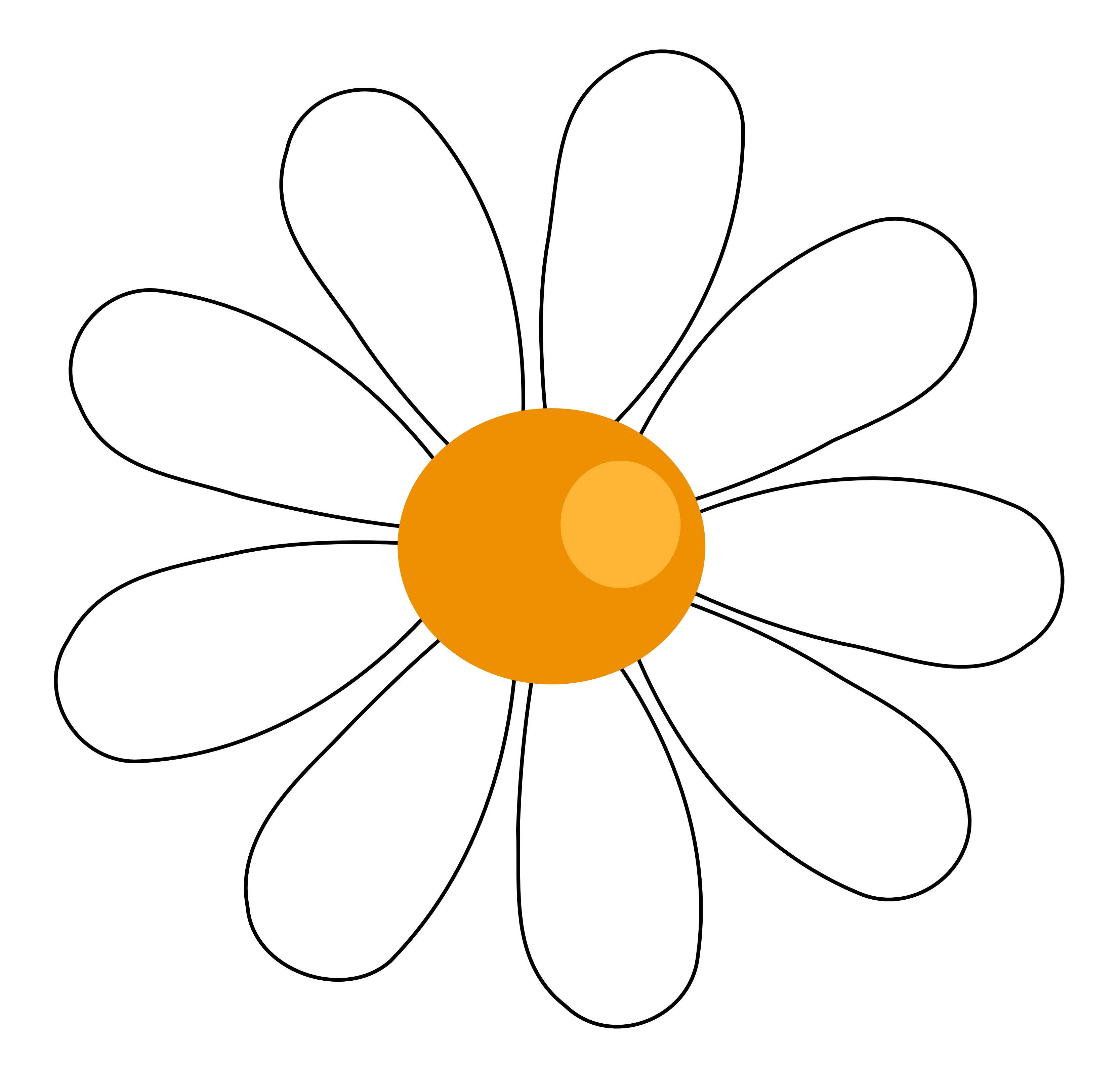 3333x3176 Daisy Free Clip Art