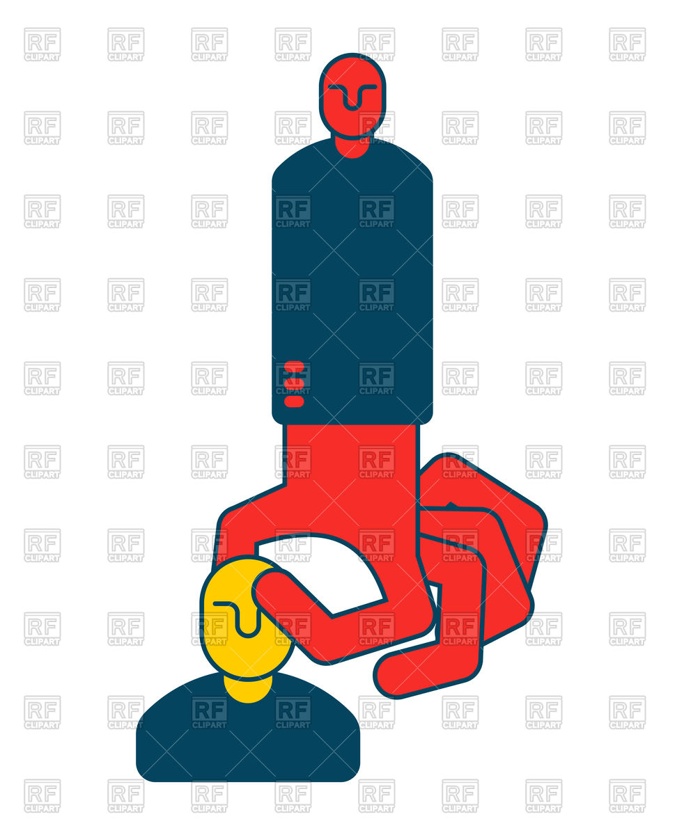 982x1200 Boss Grabs An Employee. Hand Takes Manager. Choice Of Staff