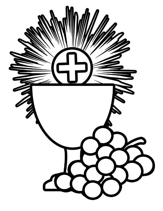 550x712 Christian Clipart Communion