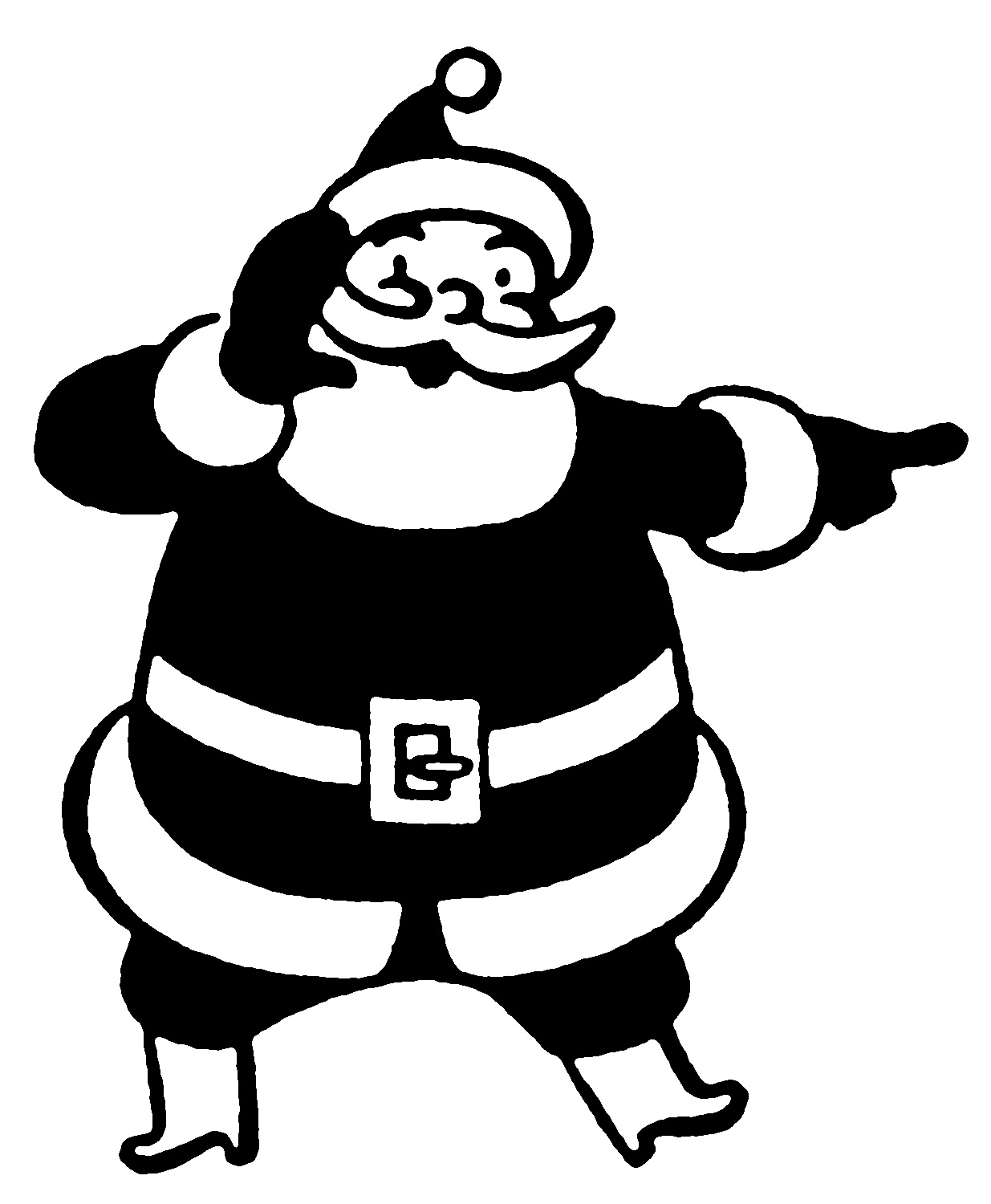 1235x1500 Retro Christmas Clip Art
