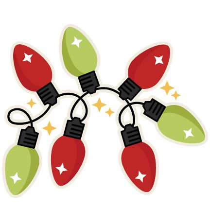 432x432 Christmas Lights Clipart Reminder