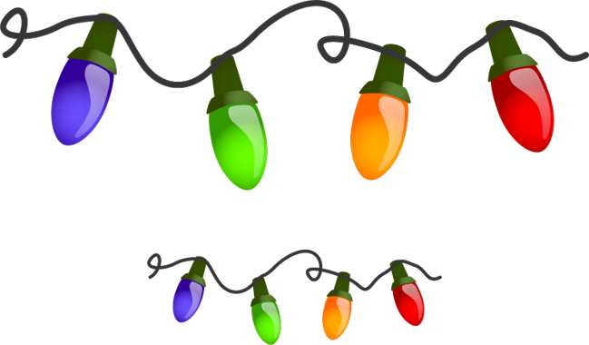 649x380 Clipart Christmas Lights