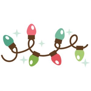 300x300 Christmas Lights Clipart Cute