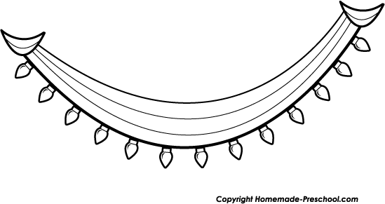 549x291 Free Christmas Lights Clipart 7