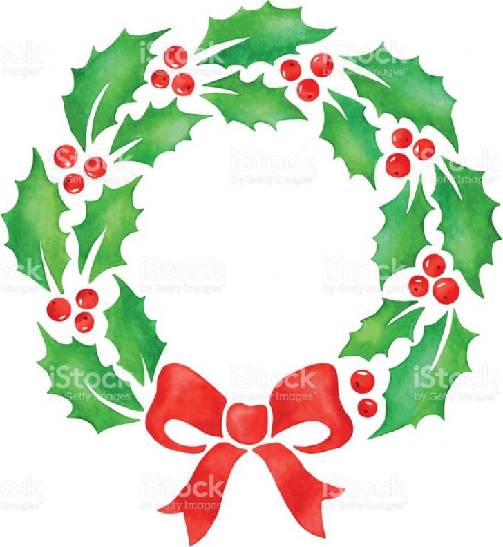 728x792 Christmas ~ Vintageristmas Wreath Clipart Clip Art Library