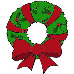 300x300 Free Christmas Wreath Clipart Kid