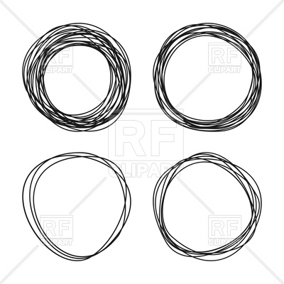 400x400 Circle Sketch Royalty Free Vector Clip Art Image